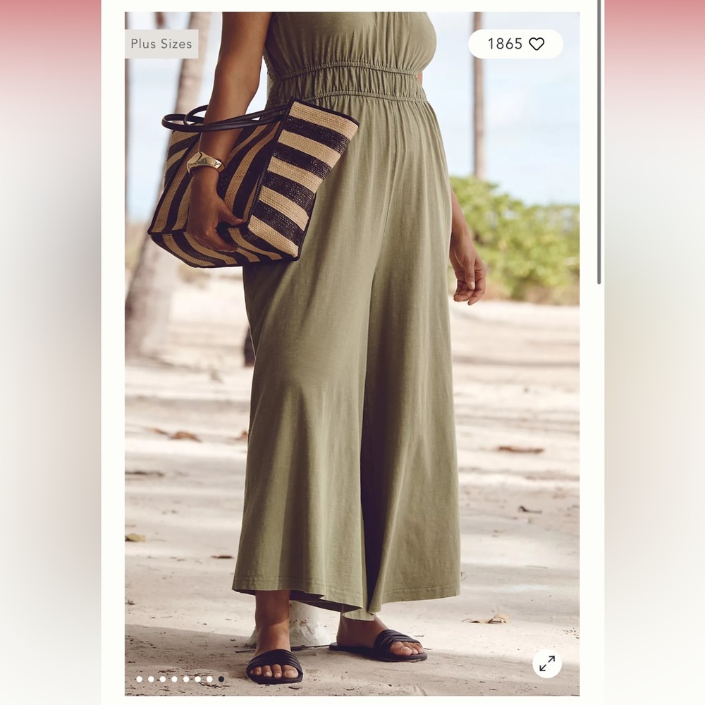 Anthropologie THE SIMONA SCOOP-NECK JUMPSUIT - Picture 4 of 9